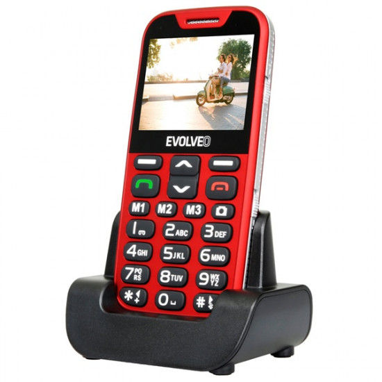 Evolveo Easyphone XD EP-600 2,3 piros mobiltelefon