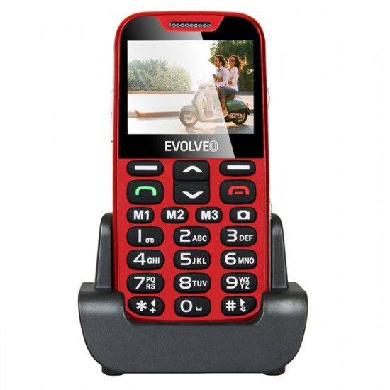 Evolveo Easyphone XD EP-600 2,3 piros mobiltelefon