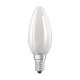 Osram Base matt üveg búra/4W/470lm/2700K/E14 LED gyertya izzó 3 db (4058075819375)