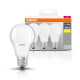 Osram Base matt műanyag búra/8,5W/806lm/2700K/E27/dobozos LED körte izzó 3 db (4052899955493)