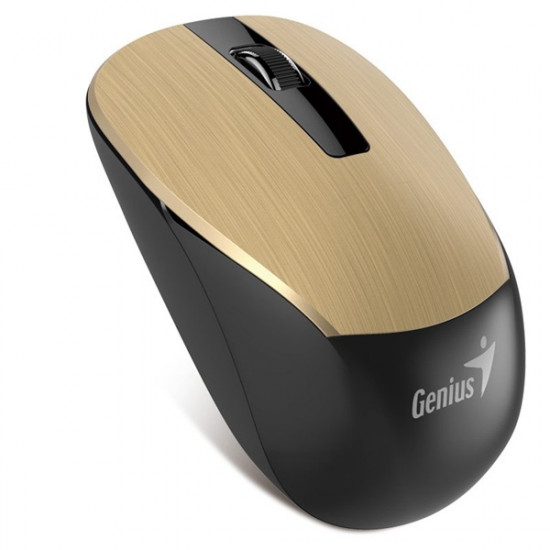 GENIUS Vezeték nélküli egér NX-7015, USB, 1200dpi, BlueEye, Arany (NX-7015_GOLD)