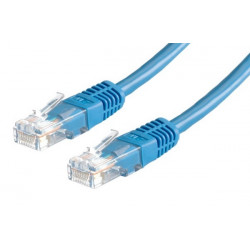 ROLINE UTP Patch kábel, CAT6, 0.5m, kék (21.15.1524)