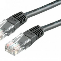 Roline UTP CAT6 patch kábel 0.5m fekete (21.15.1525-100)