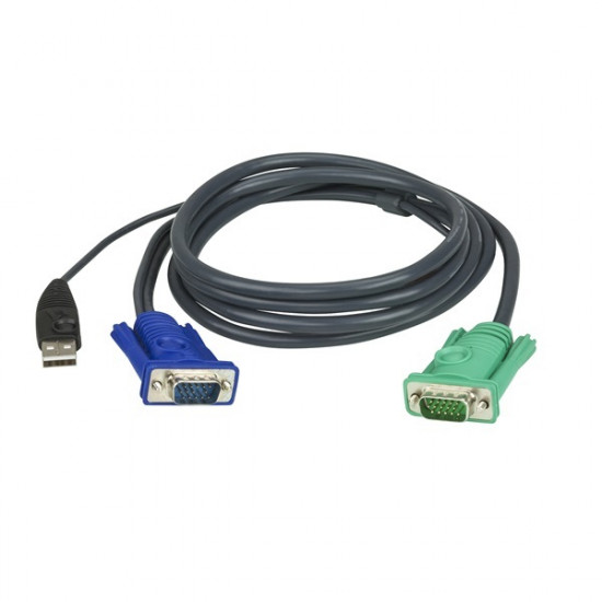 ATEN Console USB - VGA kábel, 2m (2L-5202U)