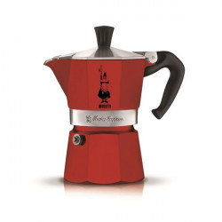 Bialetti 4942 Moka Express 3 személyes piros kotyogós kávéfőző