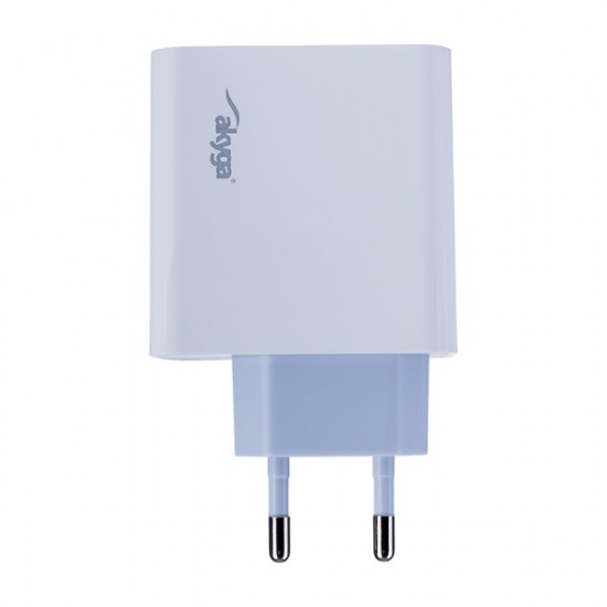 AKYGA Hálózati töltő USB-A + USB-C PD 5-20V 3A 45W QC3.0 (AK-CH-14)