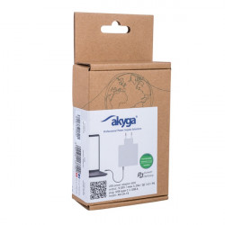 AKYGA Hálózati töltő USB-A + USB-C PD 5-20V 3.25A 65W QC3.0 (AK-CH-15)