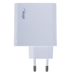 AKYGA Hálózati töltő USB-A + USB-C PD 5-20V 3.25A 65W QC3.0 (AK-CH-15)