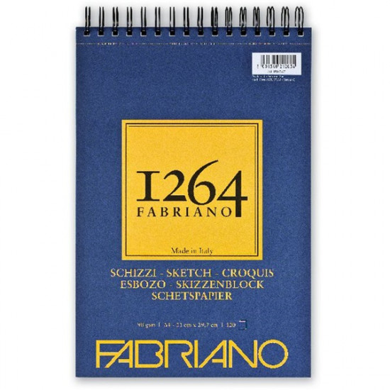 Fabriano 1264 Sketch 90g A4 120lapos spirálkötött rajz- és vázlattömb (19100637)