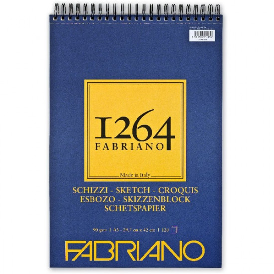 Fabriano 1264 Sketch 90g A3 120lapos spirálkötött rajz- és vázlattömb (19100639)