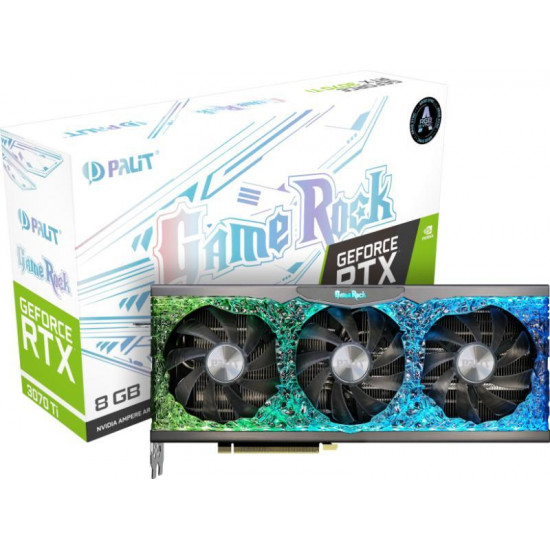 Palit RTX 3070 Ti 8GD6 GameRock videokártya