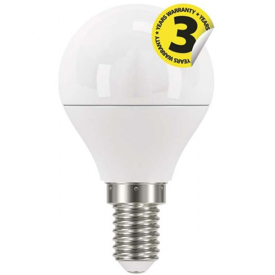 Emos ZQ1220 CLASSIC 6W E14 470 lumen meleg fehér LED kisgömb izzó (ZQ1220)