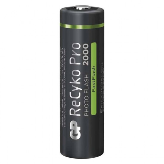 GP ReCyko Pro Photo Flash AA (HR6) 2000mAh akku (4db/csomag) (B2420)