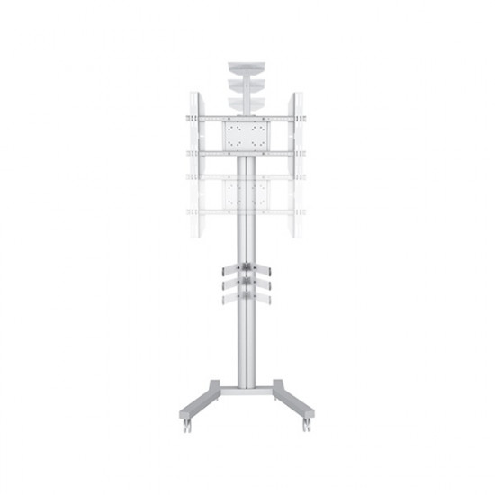 Multibrackets M Display Stand 180 gurulós monitortartó állvány 24-63 ezüst (7350073730636)