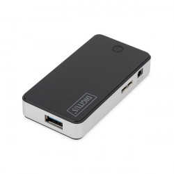 Digitus USB 3.0 4 portos Hub fekete (DA-70231)
