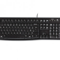 Logitech K120 USB billentyűzet US fekete OEM  (920-002479)