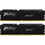 KINGSTON Fury Beast 64GB 5600MHz CL40 DIMM (Kit of 2) Black FURY Memória DDR5