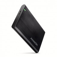 Axagon EE25-A6M USB 3.2 fekete csavar nélküli külső alumínium 2,5 HDD/SSD ház