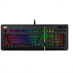 Thermaltake Tt eSports Level 20 RGB Cherry MX Blue gaming US billentyűzet fekete (KB-LVT-BLBRUS-01)