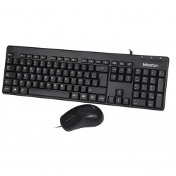 Meetion MT-C100 USB fekete billentyűzet+egér
