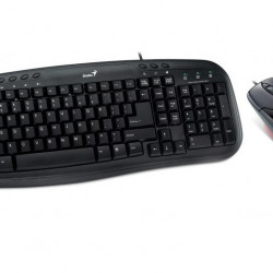 Genius KM-200 billentyűzet + egér fekete (31330003404)
