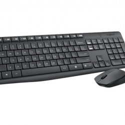 Logitech MK235 vezeték nélküli US billentyűzet + optikai egér szürke (920-007931)