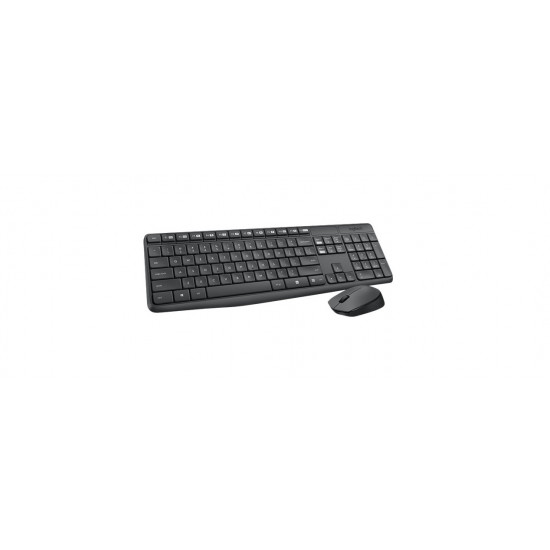 Logitech MK235 vezeték nélküli US billentyűzet + optikai egér szürke (920-007931)