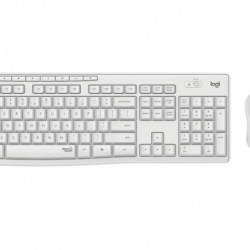 Logitech MK295 Silent vezeték nélküli billentyűzet + egér fehér (920-009873)