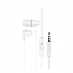 Borofone Wanderer mikrofonos fülhallgató - fehér (BM61W)