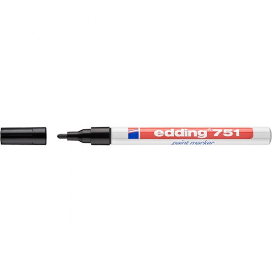 Edding 751 1-2mm fekete lakkmarker (7580097001)