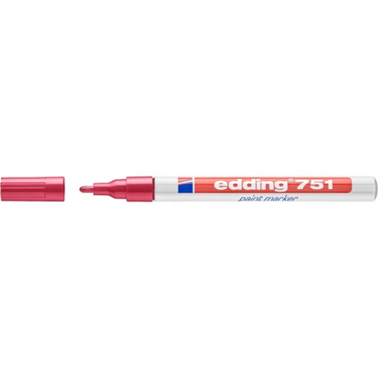 Edding 751 1-2mm piros lakkmarker (7580097002)