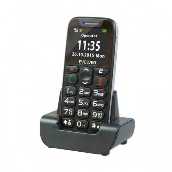 Evolveo Easyphone EP-500 1,8 fekete mobiltelefon