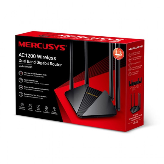 Mercusys MR30G AC1200 WiFi router