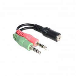 Delock jack anya 3.5 mm - 2x  jack apa adapter (65459)