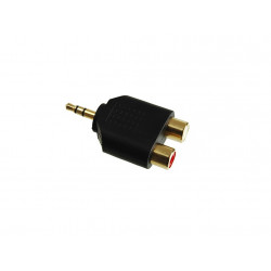 Audio 6,3 Jack - 2x RCA elosztó adapter (05242)