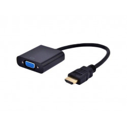 Gembird A-HDMI-VGA-04 fekete HDMI - VGA adapter