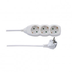 EMOS elosztó, 3 aljzat, 1.5m, fehér (P0321)