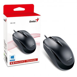 Genius DX-120 optikai egér fekete USB (31010105106)