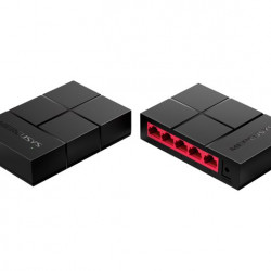 Mercusys MS105G 5 Portos Gigabit Switch fekete-piros