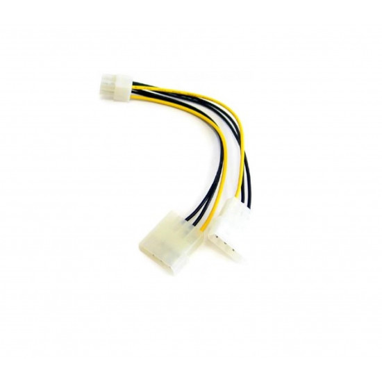 KOLINK Molex BTX 6 pin Átalakító kábel, 20cm (KKTP0406)