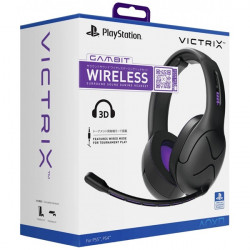 PDP Victrix Gambit PS4/PS5 vezeték nélküli Bluetooth gaming headset - fekete (052-003-EU)