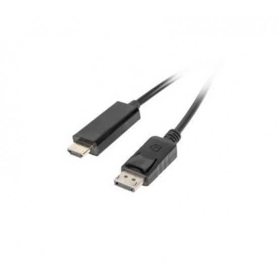 BLACKBIRD Displayport 1.1 apa - HDMI-A apa passzív kábel, 2m, Fekete (BH138)