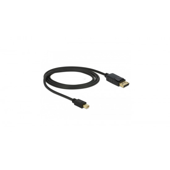 Delock Mini DisplayPort 1.2 - DisplayPort kábel, 1m (82698)