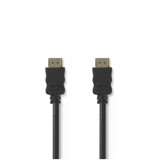 Nedis HDMI kábel HDMI csatlakozó - HDMI csatlakozó 1m fekete (CVGT34000BK10)