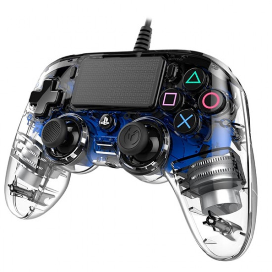 Nacon vezetékes kontroller halványkék PS4 Nacon vezetékes kontroller halványkék PS4