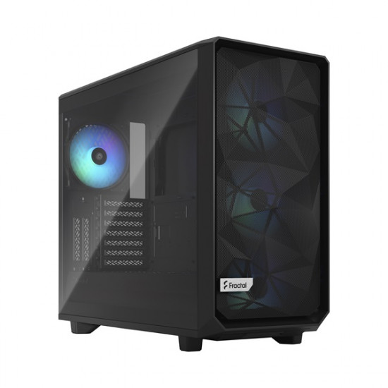 Fractal Design Meshify 2 RGB Fekete világos ablakos (Táp nélküli) E-ATX ház Fractal Design Meshify 2 RGB Fekete világos ablakos (Táp nélküli) E-ATX ház