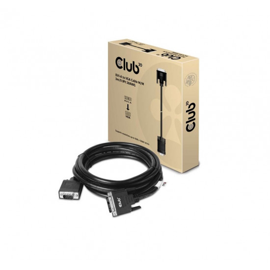 CLUB3D DVI-A - D-SUB kábel, 3m (CAC-1243)