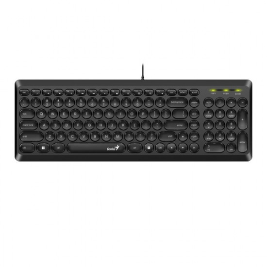 B-Genius SlimStar Q200 USB vezetékes fekete billentyűzet (31310020404)