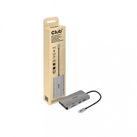 CLUB3D univerzális dokkoló állomás USB 3.2 Type-C (CSV-1593)