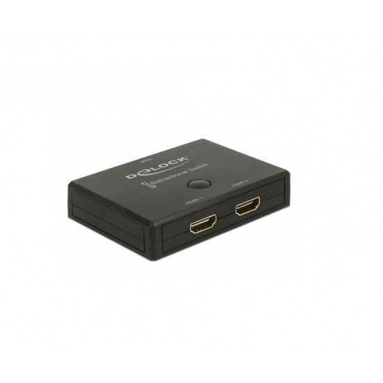 DELOCK HDMI 2 portos kétirányú Switch, 4K, 60Hz (18749)